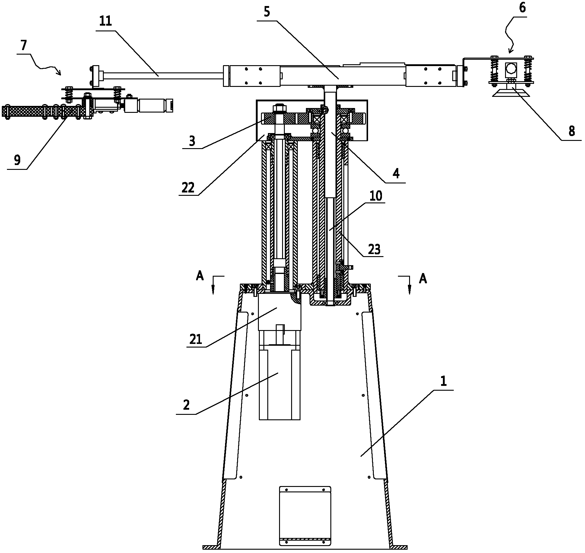 Loading and unloading manipulator