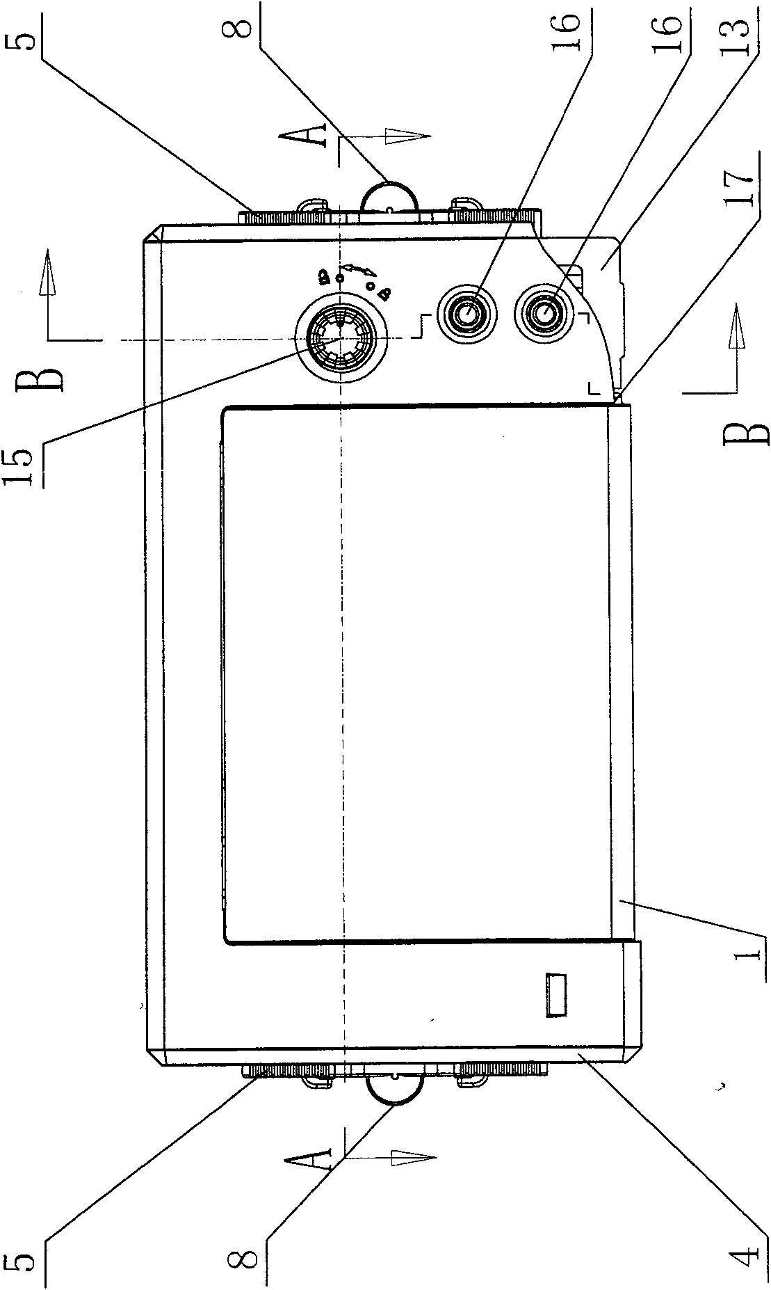 Locking-key interlock control type compact printer