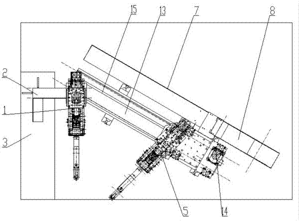 Double-spot welding gun mechanism