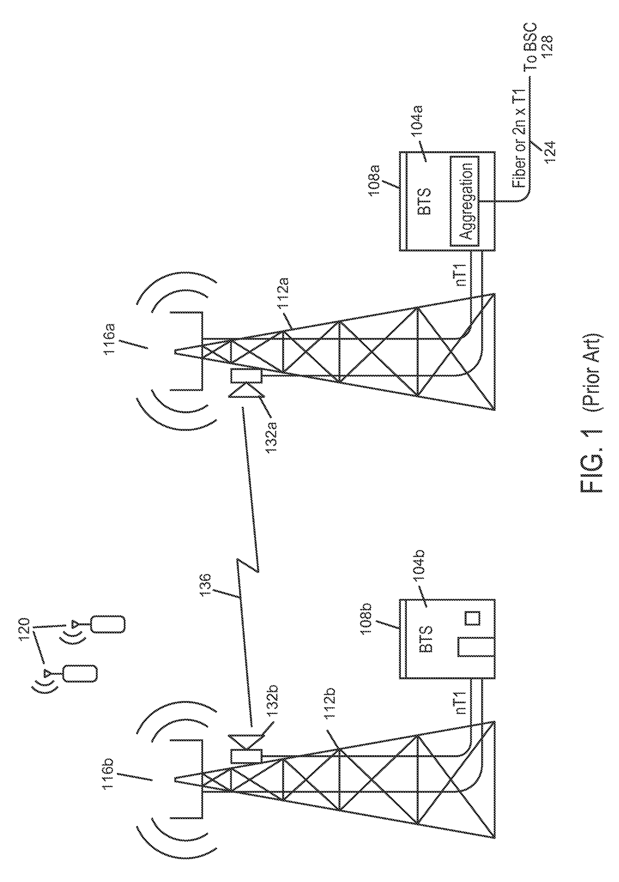 Radio with interference measurement during a blanking interval