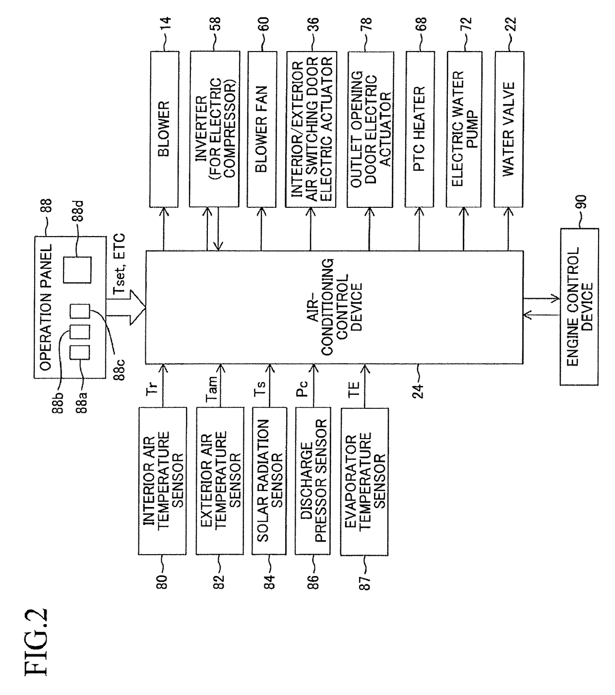 Air-conditioning device for vehicle