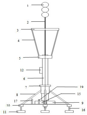 Device and method for monitoring shallow sediment erosion resuspension in internal wave environment