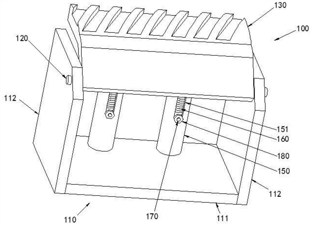 Rasp bar mechanism and edible bean threshing cylinder applying rasp bar mechanism