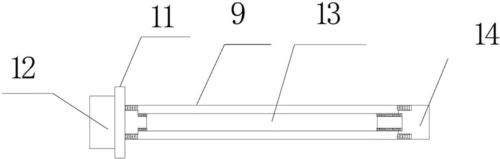 Cutting device applied to door plate pasters