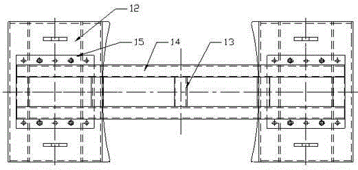 Tire crane cart walking mechanism tire assembling method