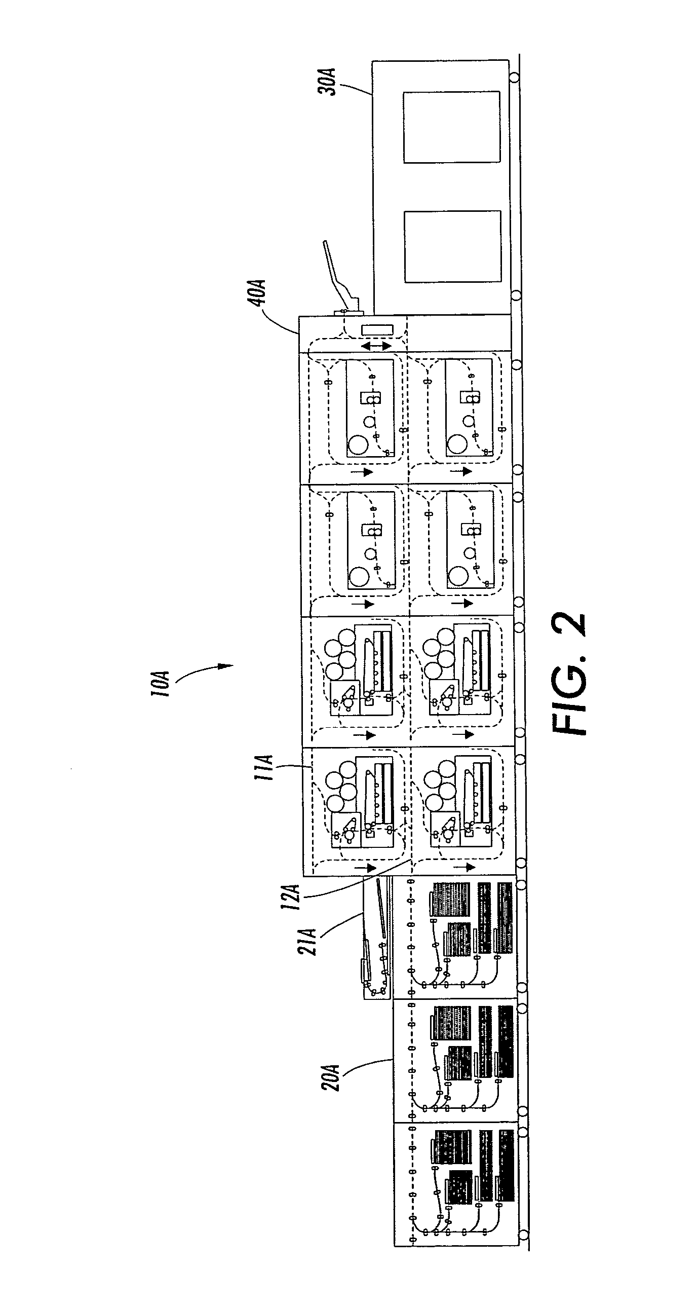 Parallel printing architecture using image marking engine modules