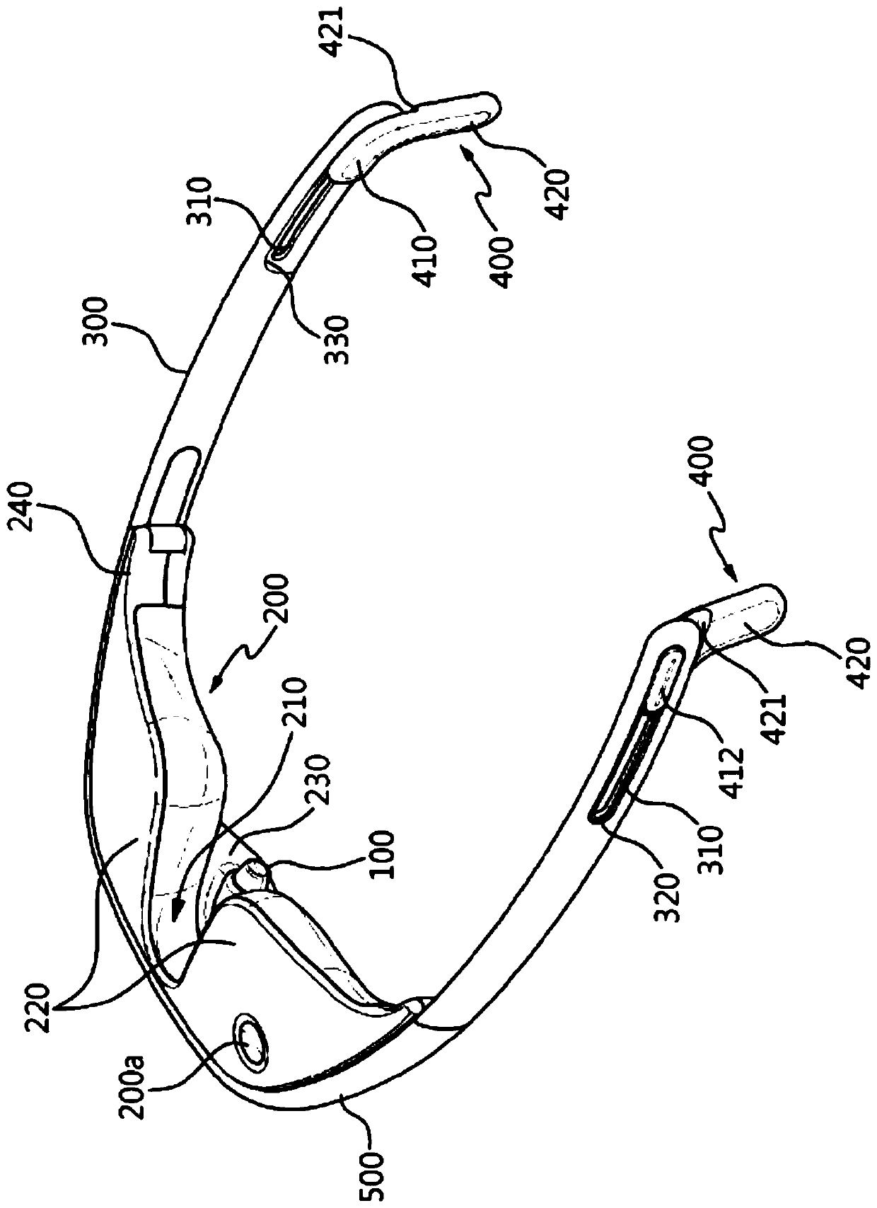 Face-wearable rhinitis treatment device using light therapy