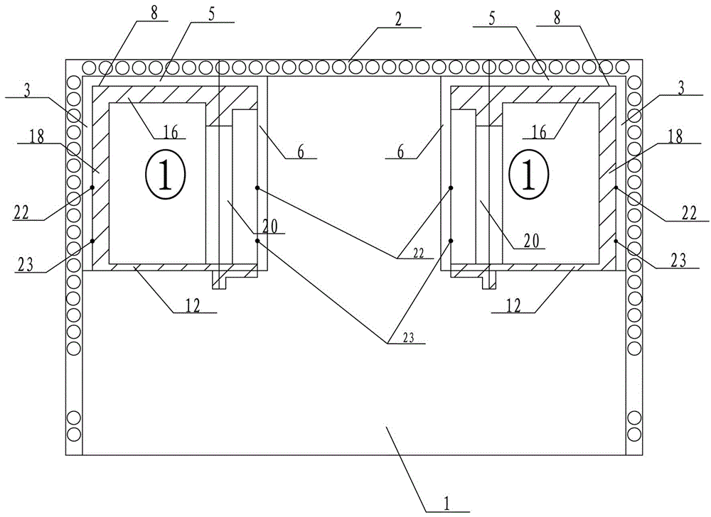 Ultra-shallow-buried rectangular large section four-step underground excavation construction method