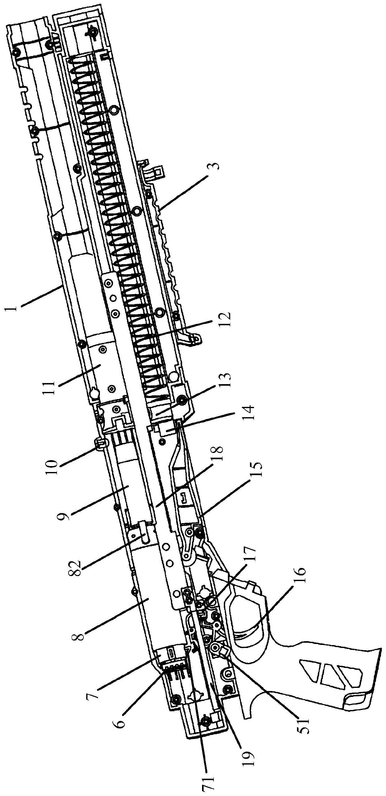 Toy launching device and bullet thereof