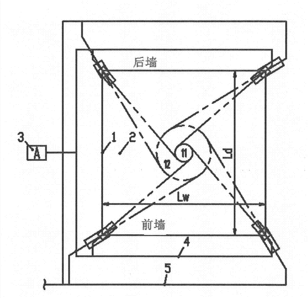 Bitangent circular thick and thin separation adjustable direct-current coal powder combustor