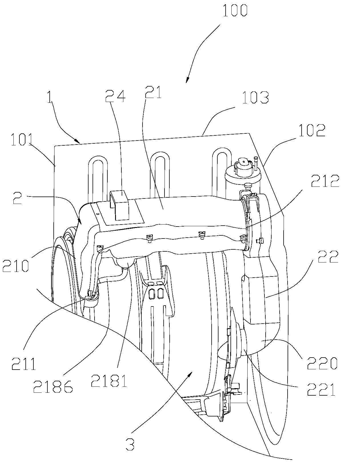 Drying system and clothes drying device