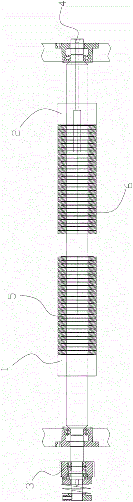 Double-slip tension wheel mechanism