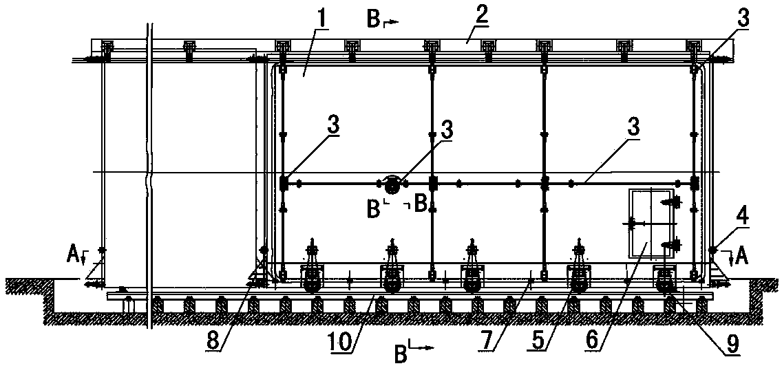 Push-pull type steel-structured airtight protective door