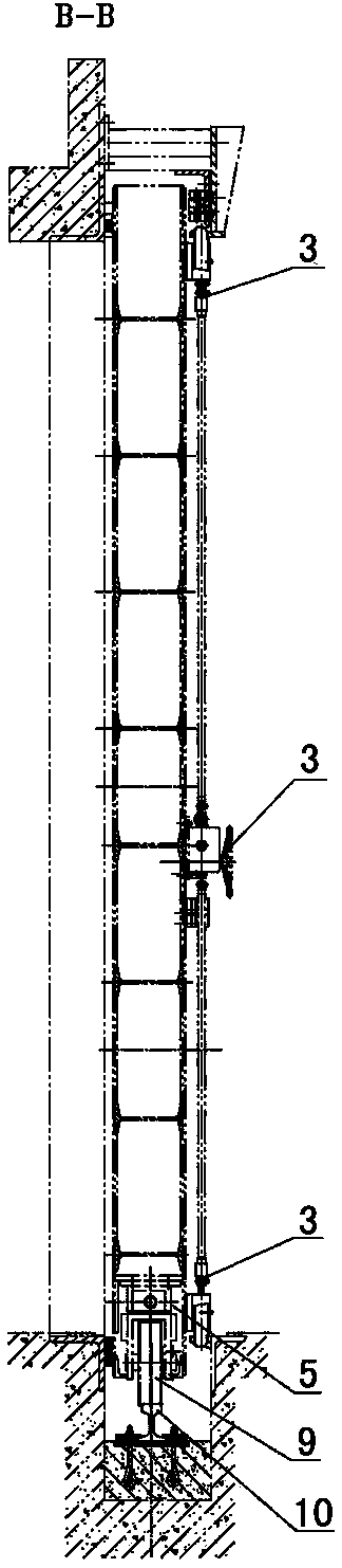 Push-pull type steel-structured airtight protective door