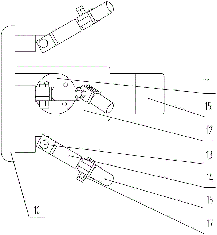 Laser device fixing device and method for achieving temperature self-adaption through same