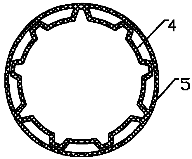 Combined shrunk-enhanced plastic manhole