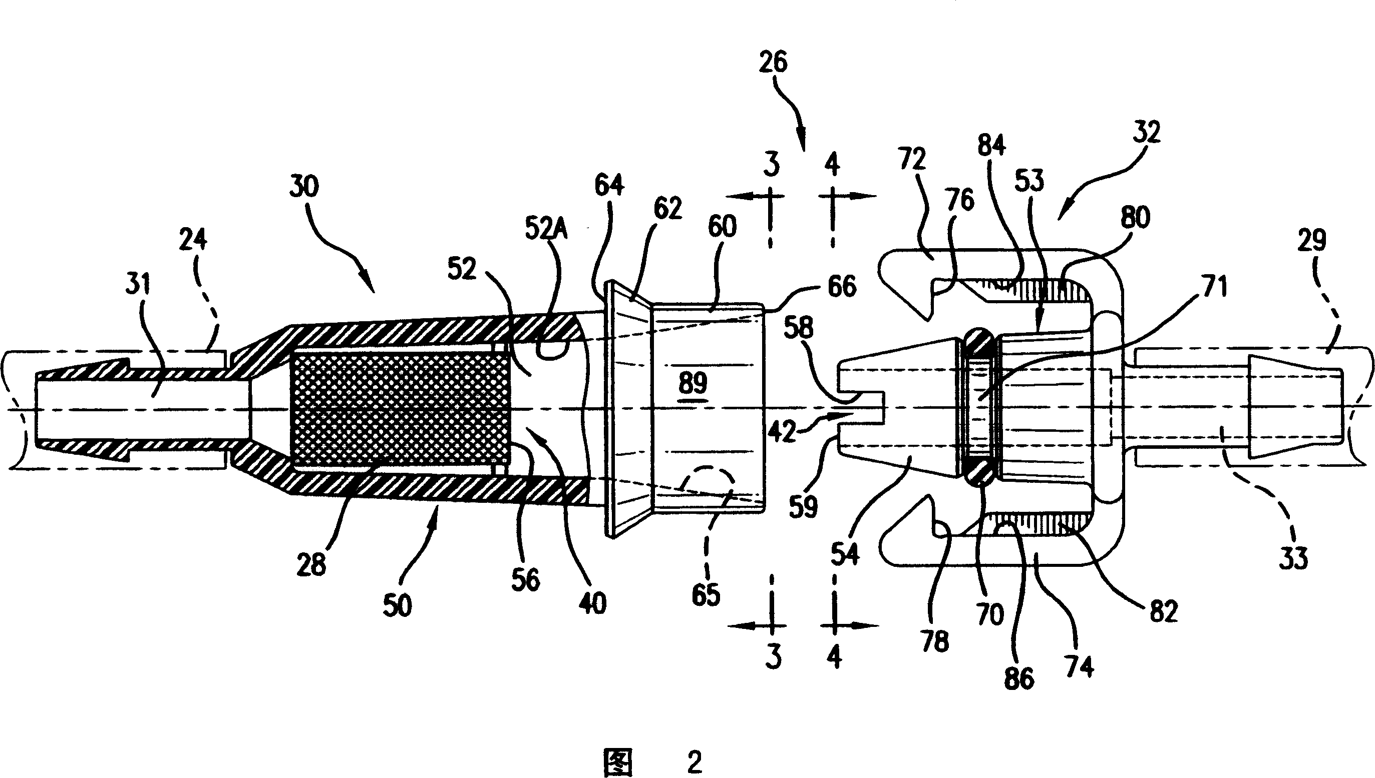 Automotive glass washer arrangement