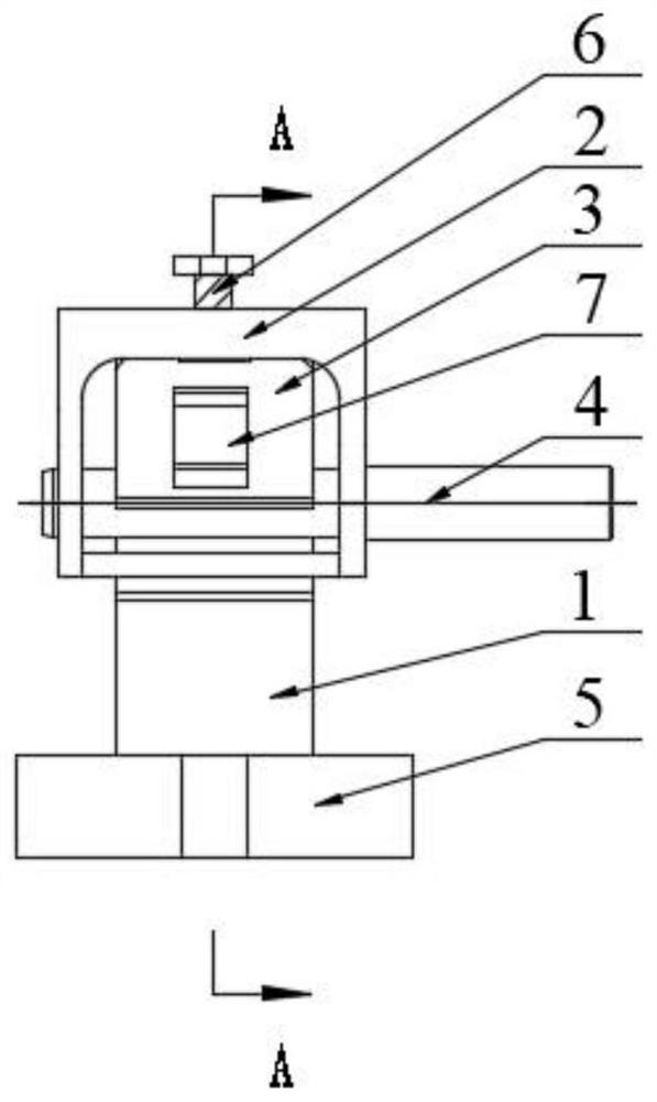 U-shaped workpiece face milling tool with automatic leveling function