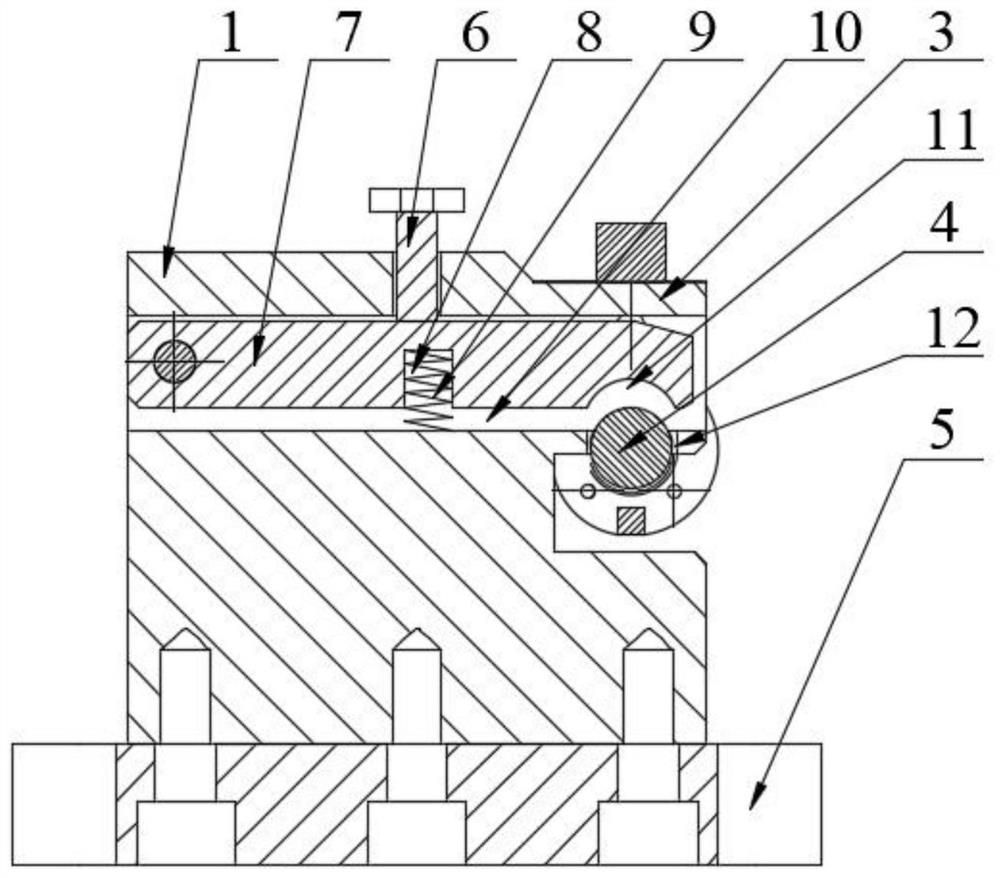 U-shaped workpiece face milling tool with automatic leveling function