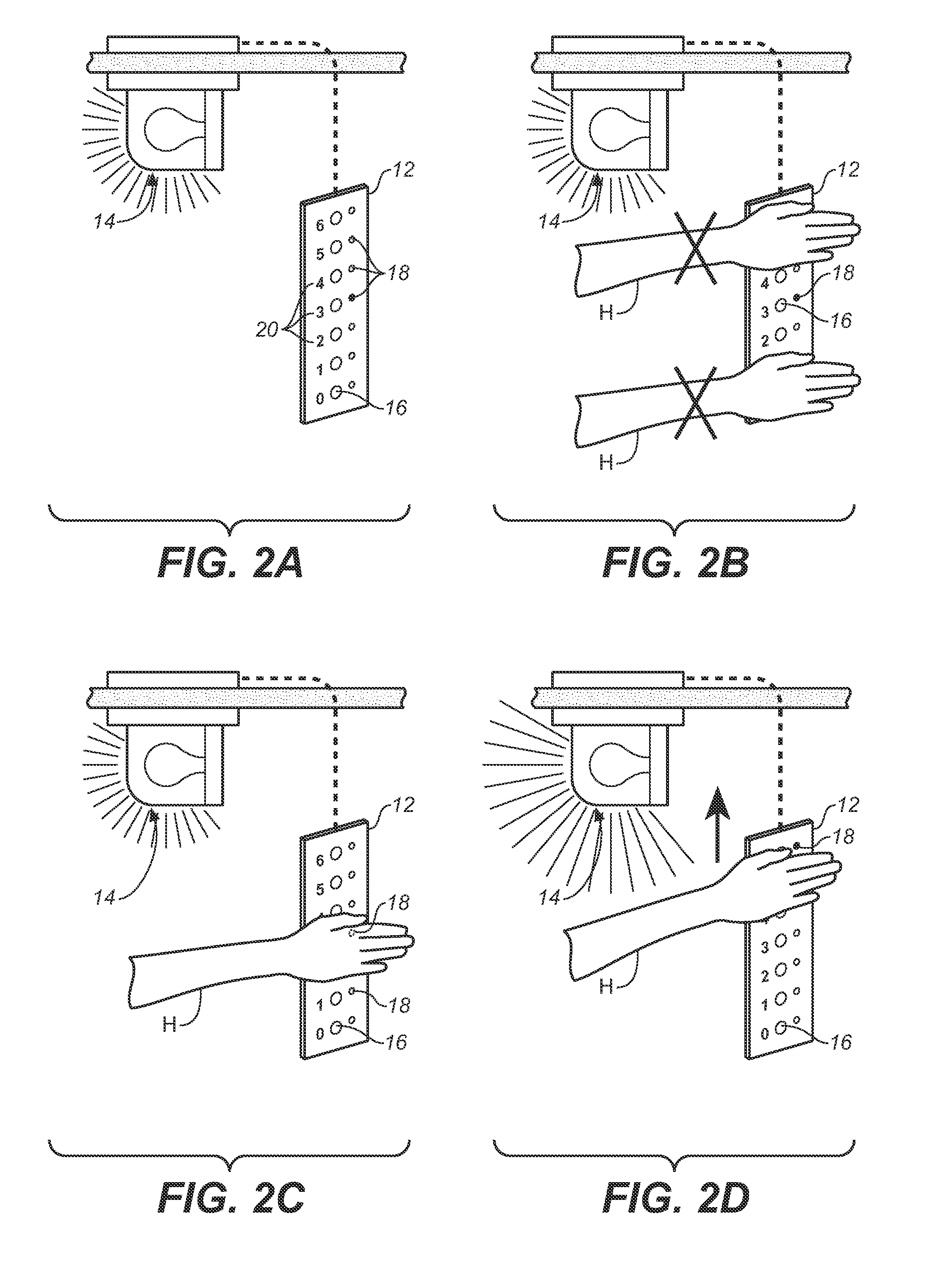 Gestural control dimmer switch