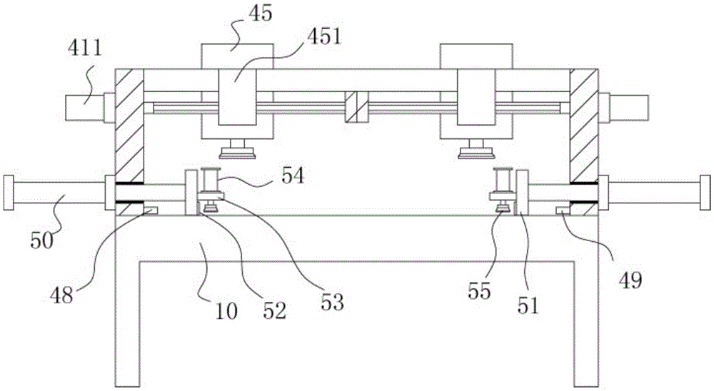 Pressing mechanism for artificial processing of ceramics