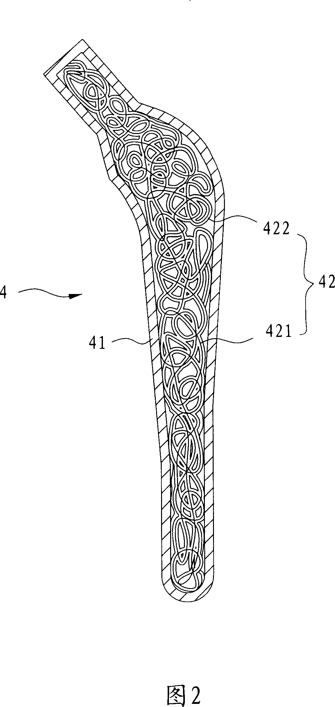 Artificial bone with porous tissue and manufacturing method thereof