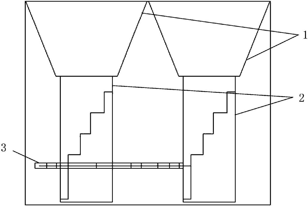 High-efficiency broadband horn array antenna