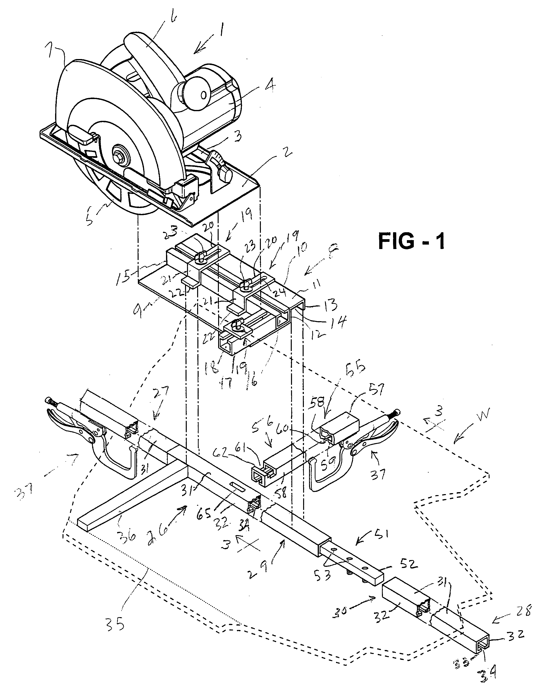 Saw guide apparatus