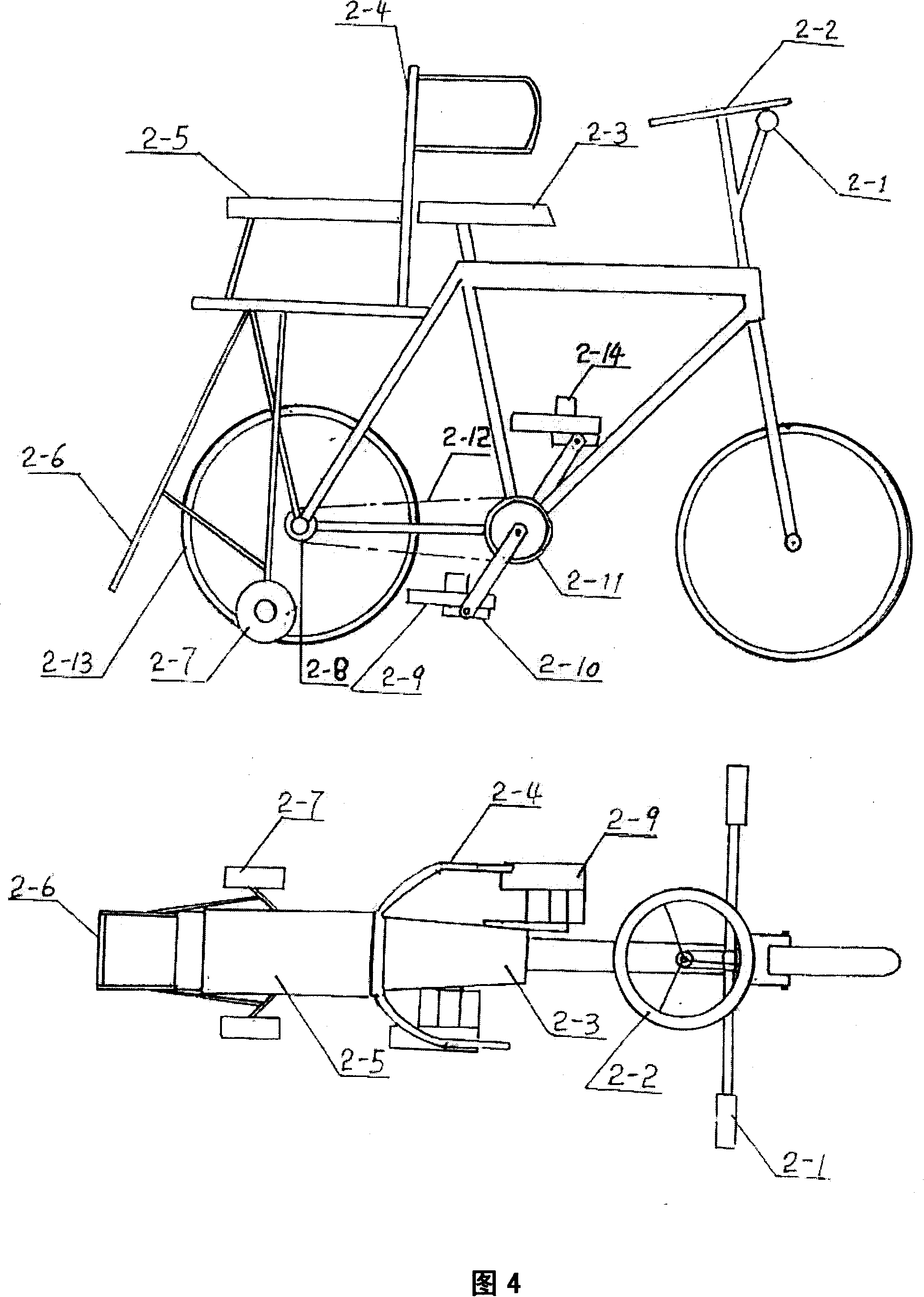 Cerebral palsy children recovering physical-treatment apparatus series