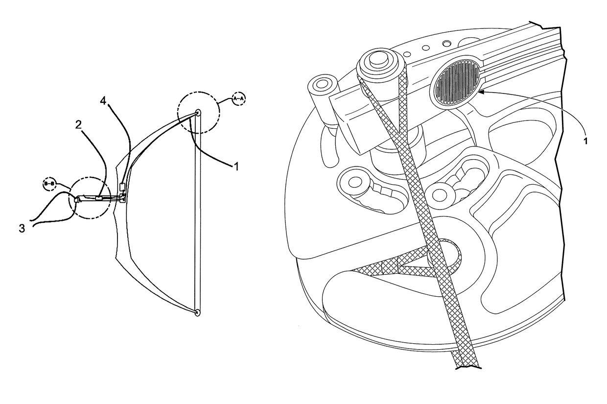 Archery bow overdraw sensing and light indicator system