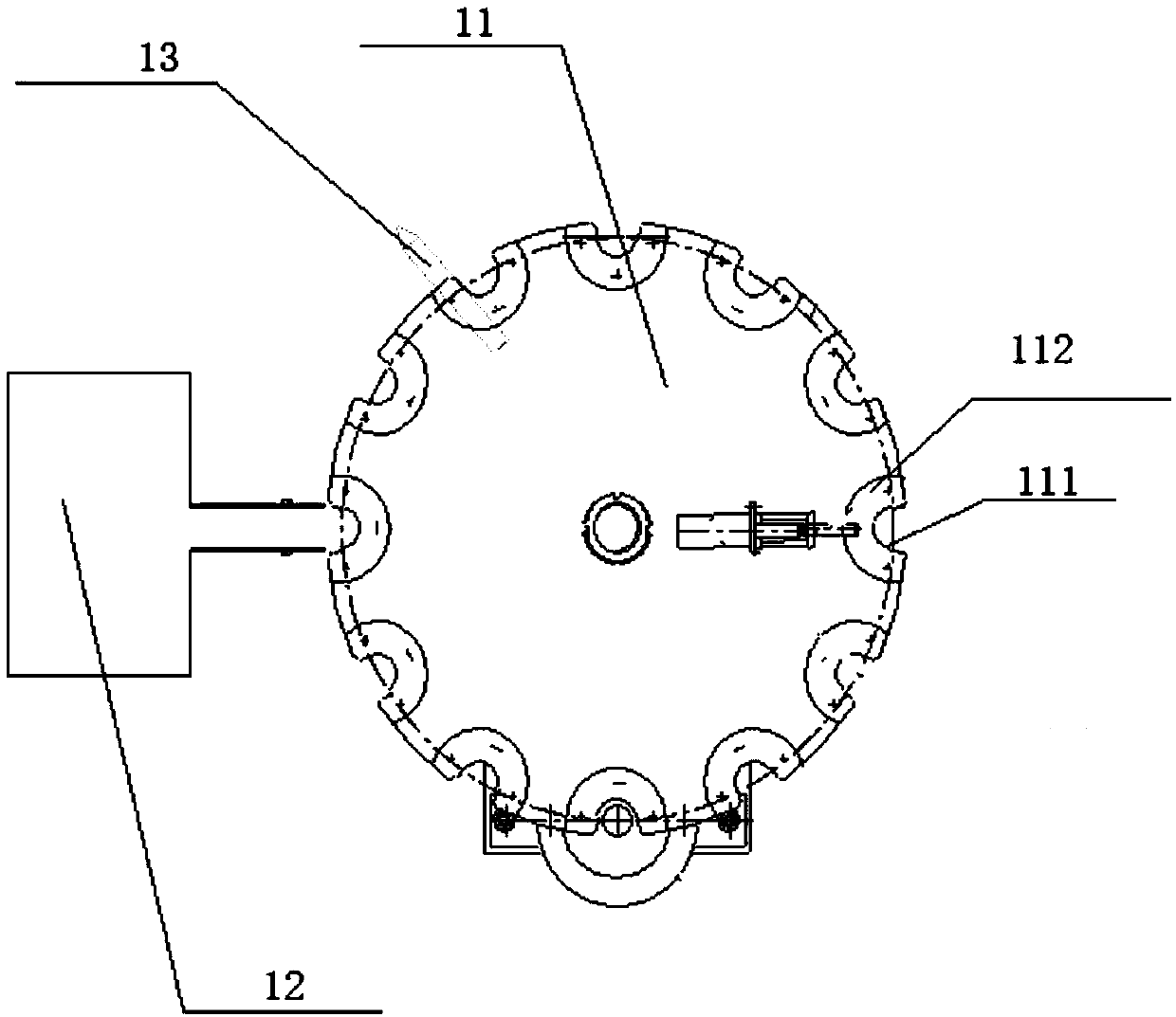 Screening device of sorting machine