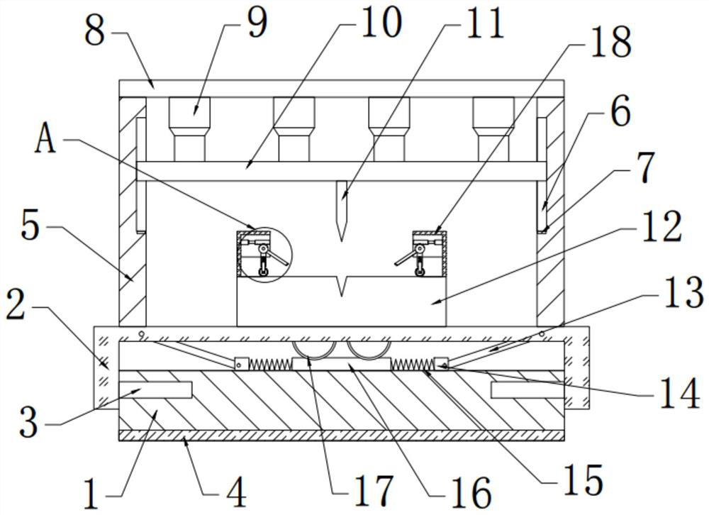 A cutting device for knitted fabric processing