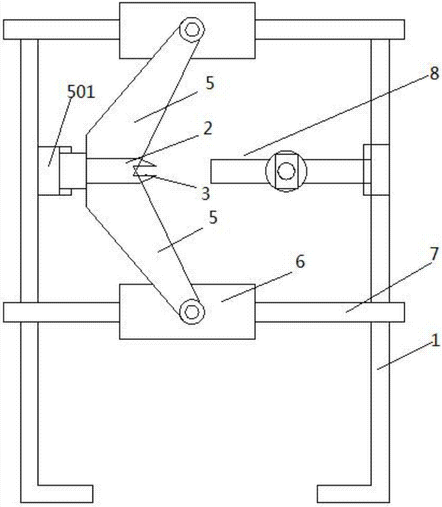 Bristle flat cutting device