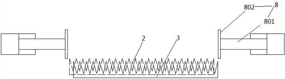 Bristle flat cutting device