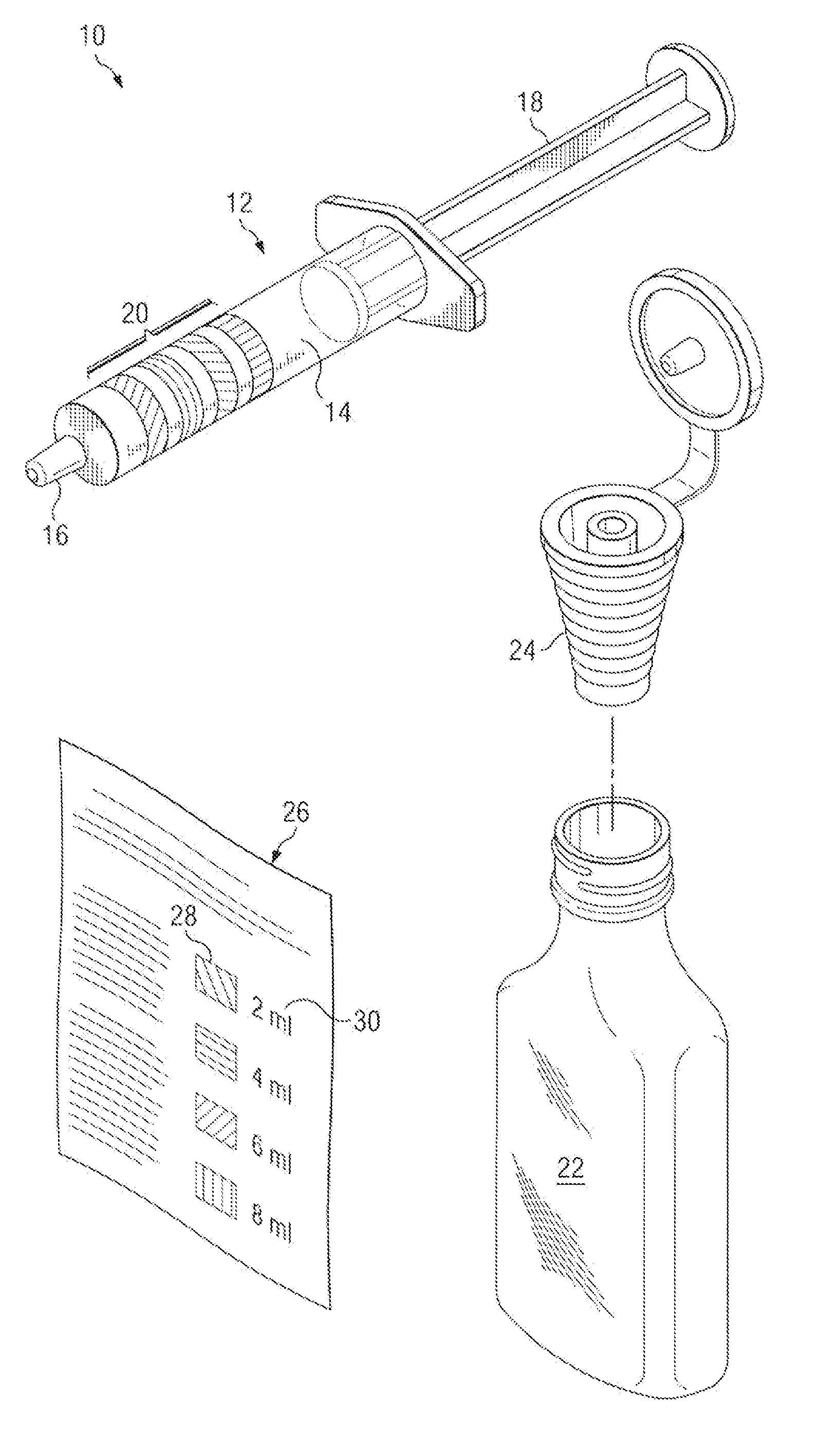 System for facilitating preparation of medication doses