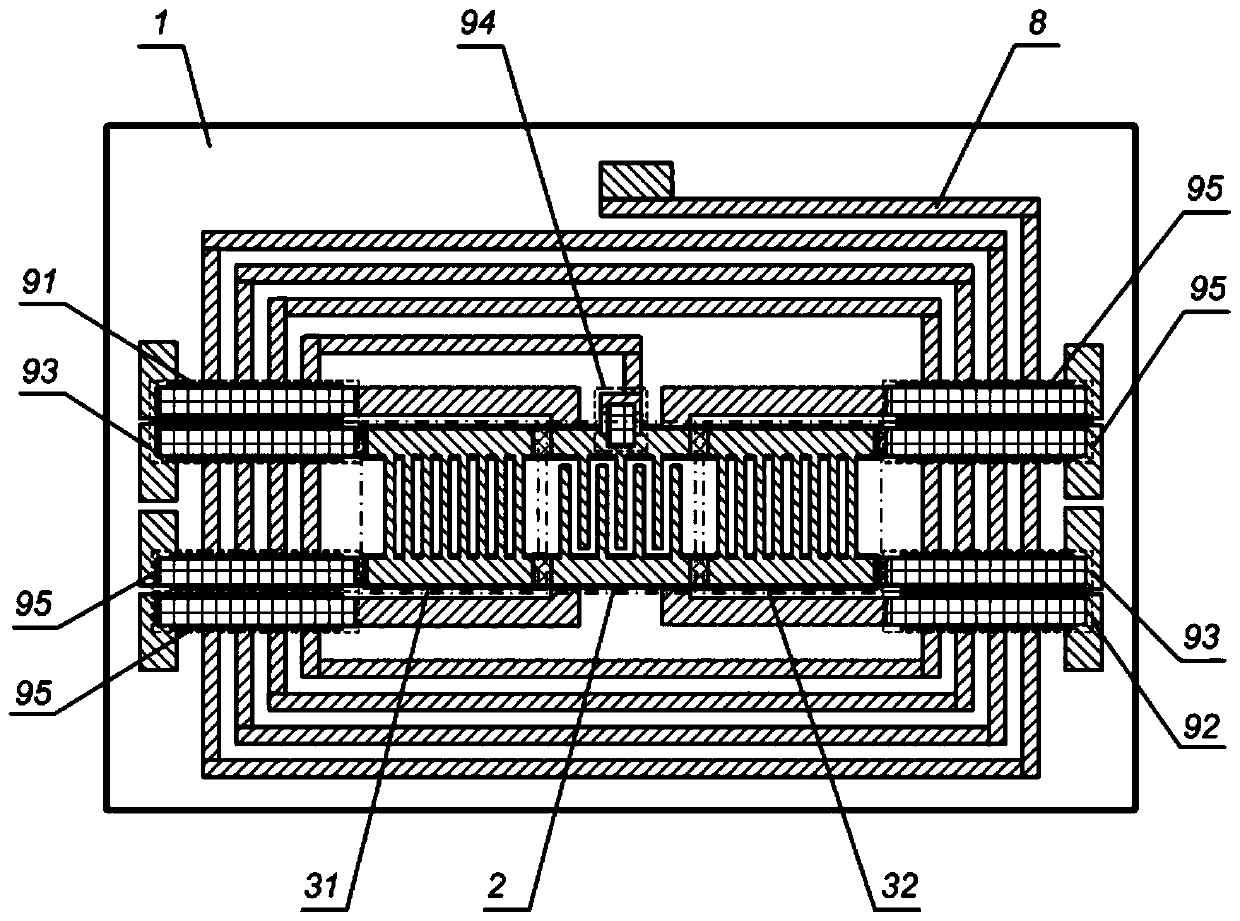 Monolithic Integrated Magnetic Inductive Sensor Based on Surface Acoustic Wave Resonator