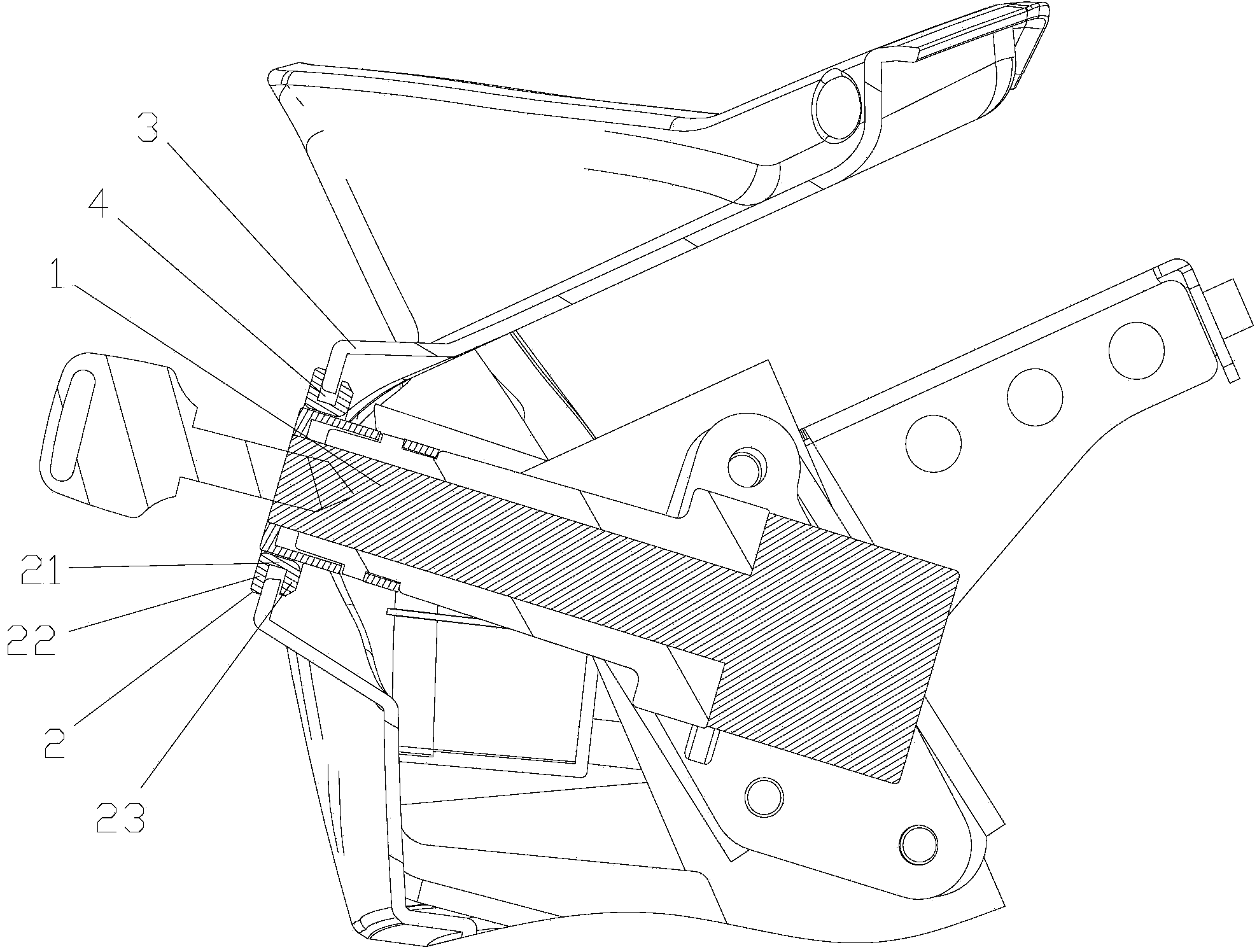 Ignition lock assembly and motorcycle adopting same