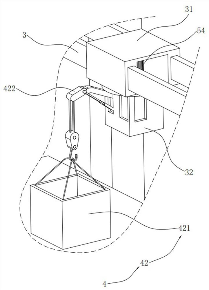 Mechanical dismantling device and dismantling method for high-rise building