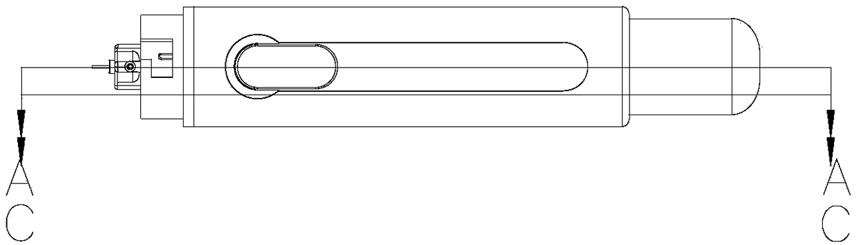 Blood drawing pen with needle withdrawing function and assembling method