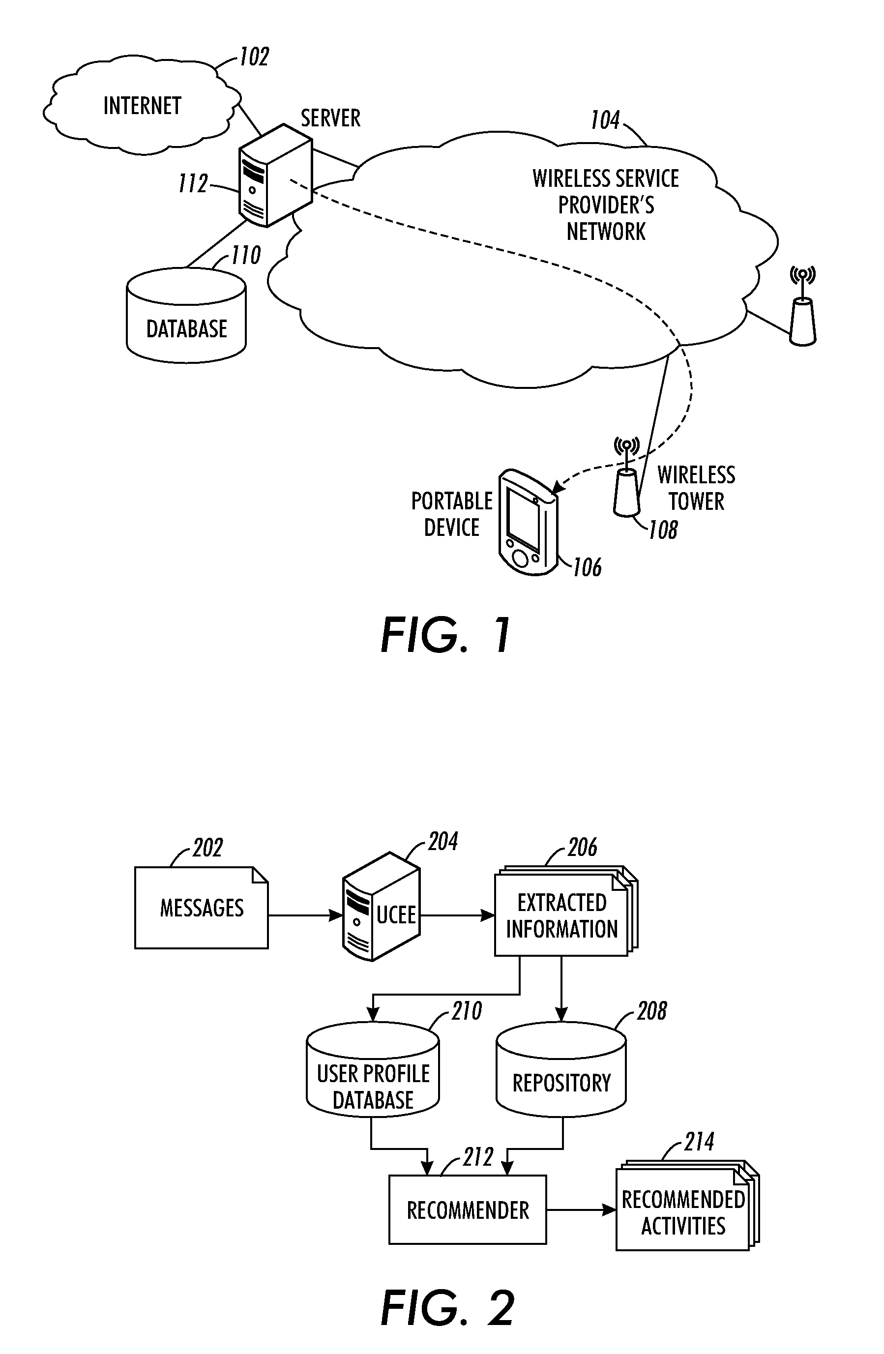 Linguistic extraction of temporal and location information for a recommender system