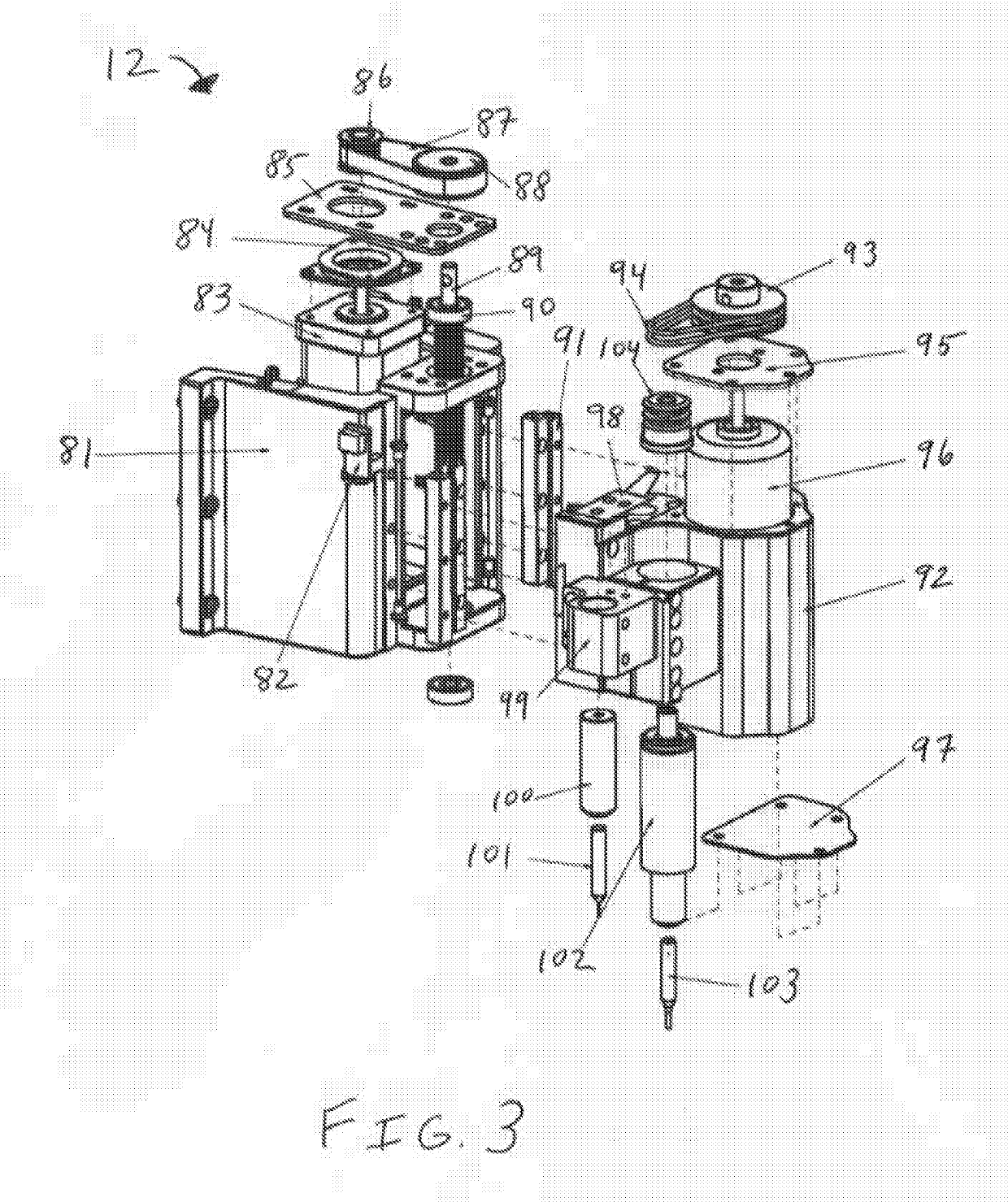 Key cutting and duplicating apparatus having multiple cutting implements and probes