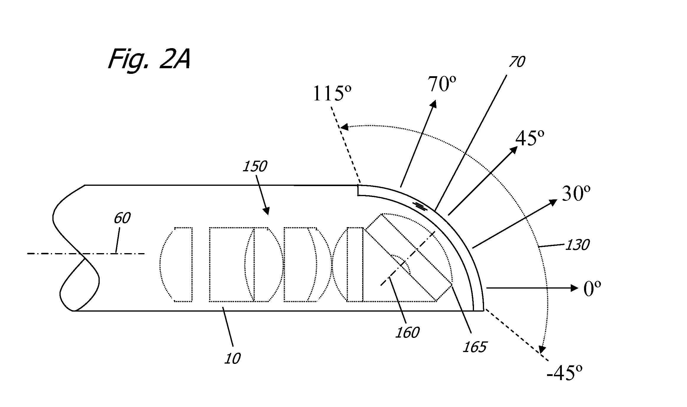 Solid State Variable Direction Of View Endoscope