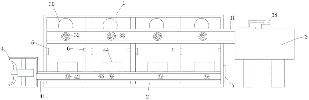 Multifunctional air purification device for cattle and sheep breeding shed