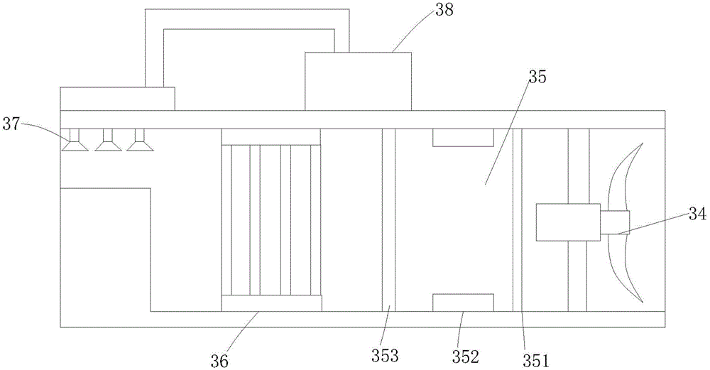 Multifunctional air purification device for cattle and sheep breeding shed