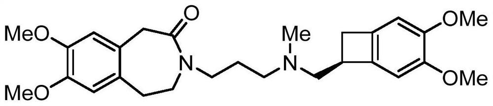 Process and equipment for preparing ivabradine intermediate benzazepine skeleton