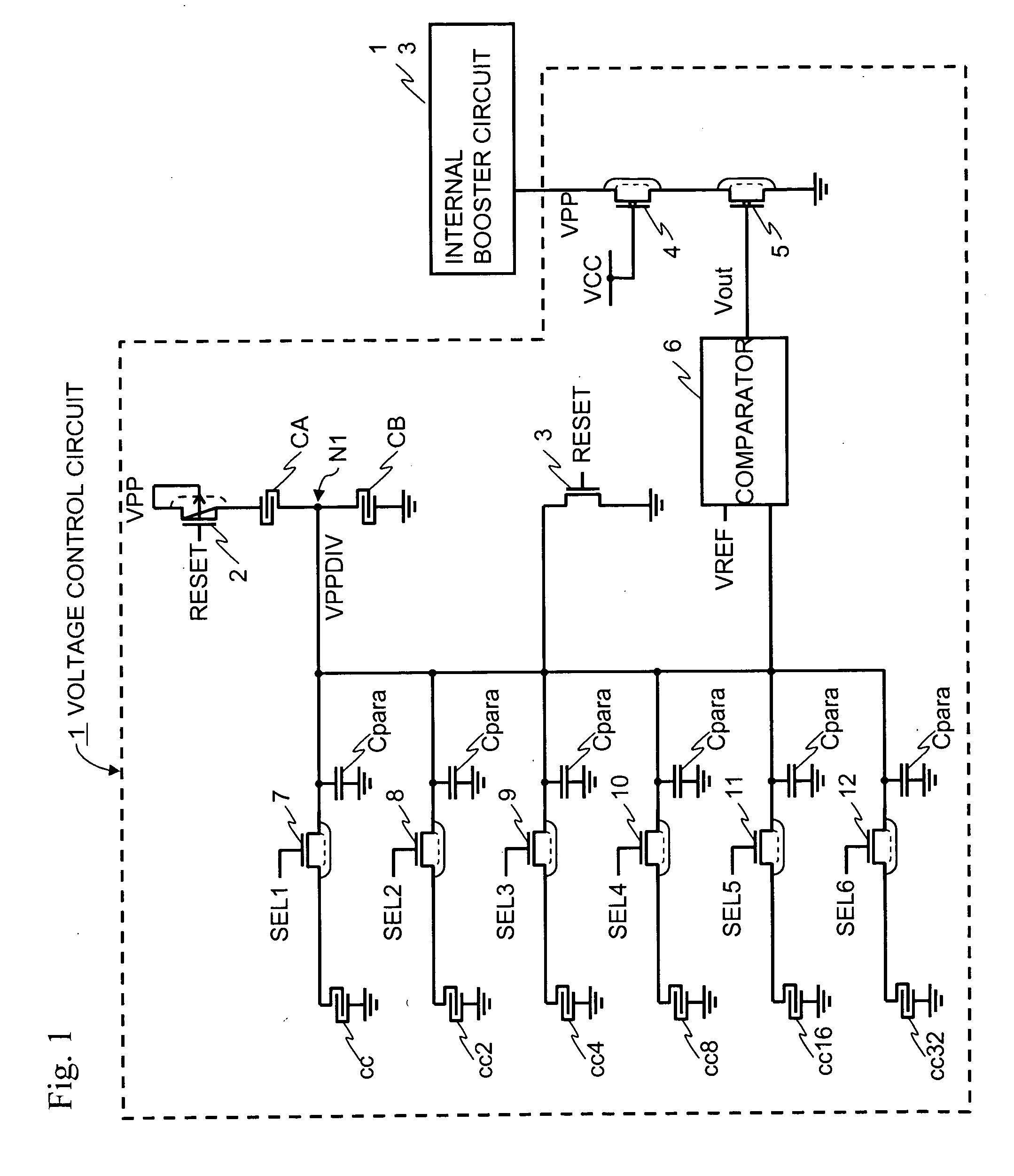 Voltage control circuit and semiconductor device