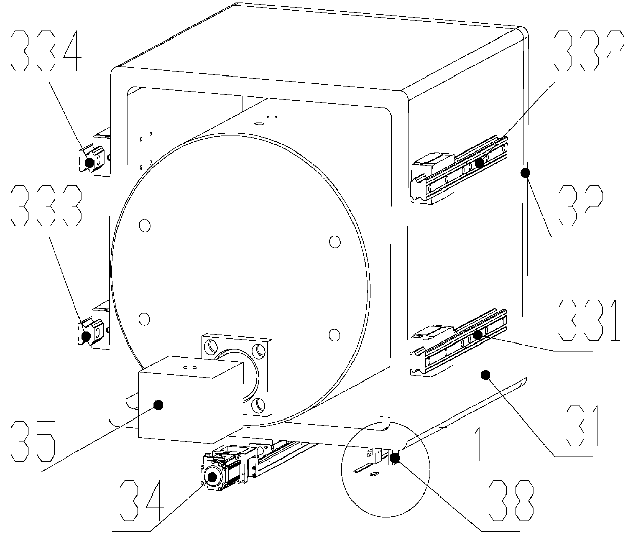 Full-automatic anchor chain gear pressing machine and gear pressing method