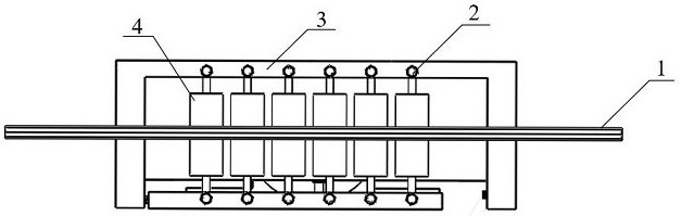 An adaptive variable inclination multi-drum current receiving device for electric locomotives