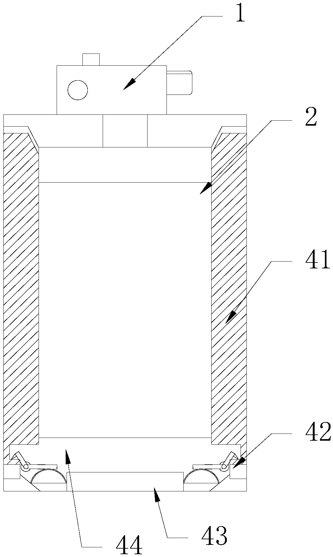 U-shaped expansion backflow noise-reduction air gate for ventilation of ship