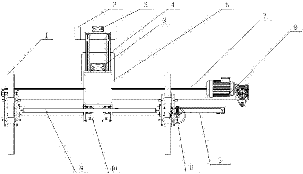 Height adjustable shaping bag feeding device